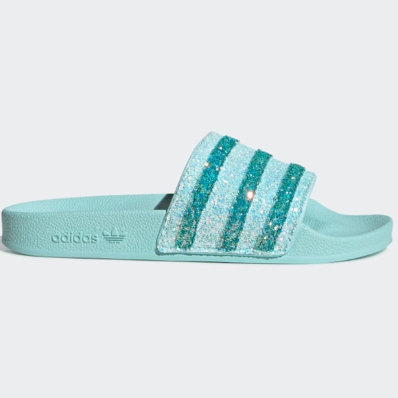 adidas Shoes - Adidas Adilette Slide on Sandals sparkly size 7